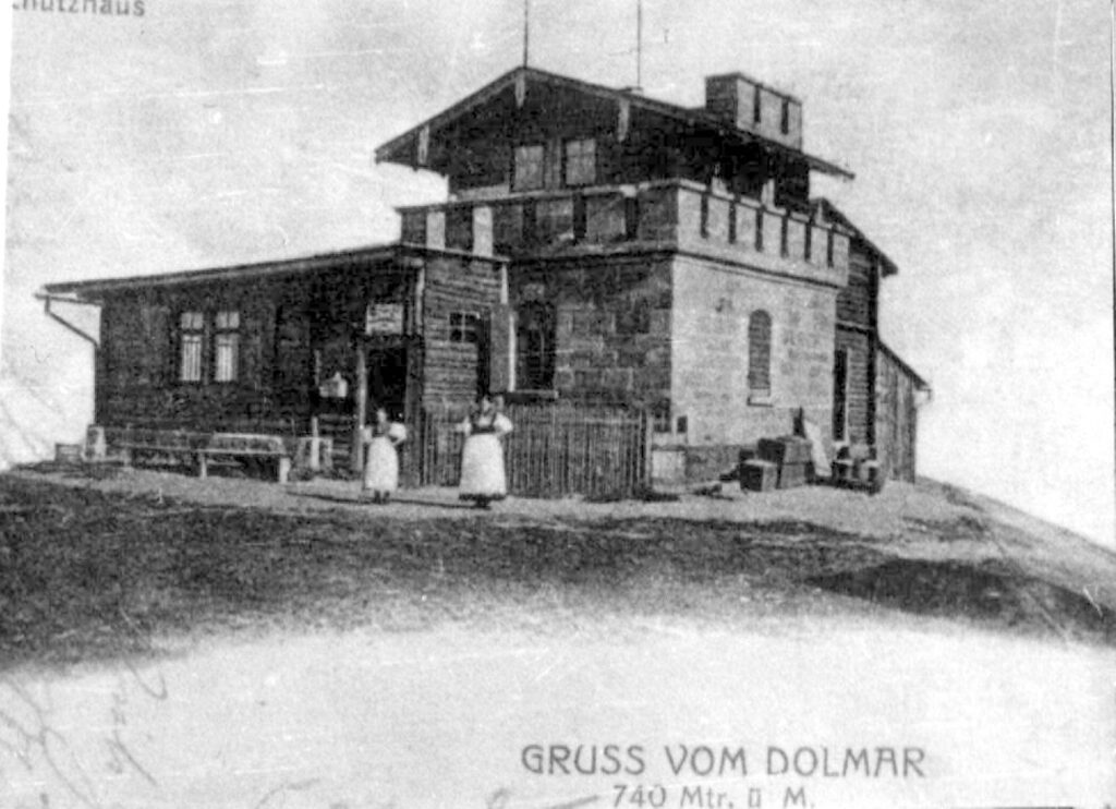 Schutzhaus auf dem Dolmar 1910